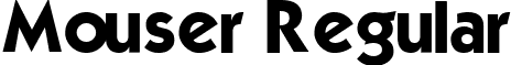 Mouser Regular font - design.collection1.Mouser.ttf