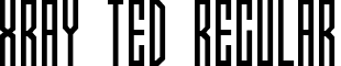 Xray Ted Regular font - xray-ted.regular.ttf