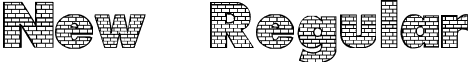 New Regular font - bricks.regular.ttf