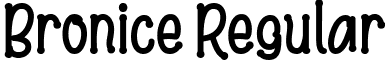 Bronice Regular font - Bronice Font Regular by 7NTypes.otf