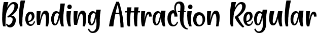 Blending Attraction Regular font - Blending Attraction (Regular) Font by Situjuh (7NTypes).otf