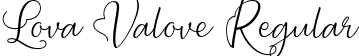Lova Valove Regular font - Lova Valove Font by 7NTypes.otf