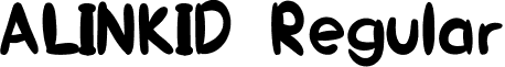 ALINKID Regular font - alin-kid.regular.ttf