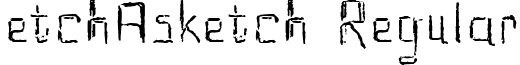 etchAsketch Regular font - etchasketch-trial.etchasketch.ttf