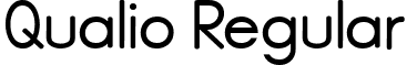 Qualio Regular font - qualio.regular.ttf