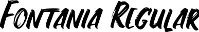 Fontania Regular font - Fontania.ttf