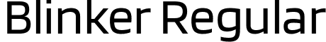 Blinker Regular font - Blinker-Regular.ttf