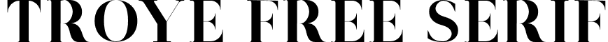 Troye Free Serif font - troye-serif-free.ttf