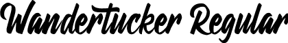 Wandertucker Regular font - Wandertucker.ttf