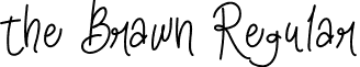 the Brawn Regular font - the brawn.ttf