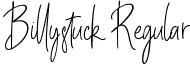 Billystuck Regular font - Billystuck.ttf