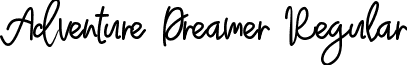 Adventure Dreamer Regular font - Adventure Dreamer.ttf