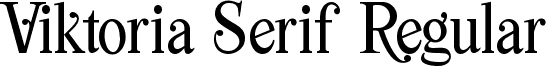 Viktoria Serif Regular font - viktoria-serif.ttf