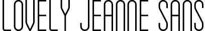 Lovely Jeanne Sans font - Lovely Jeanne Sans-Bold.otf