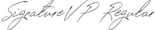 SignatureVP Regular font - signaturevp.regular.otf