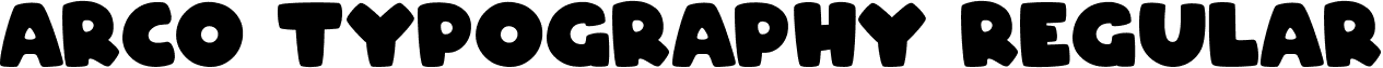 ARCO Typography Regular font - ARCO Font.ttf