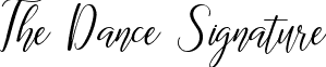 The Dance Signature font - The Dance Signature.ttf