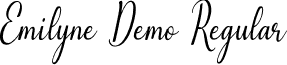Emilyne Demo Regular font - Emilyne_Demo.otf
