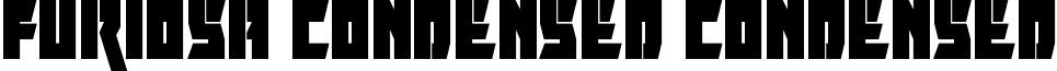 Furiosa Condensed Condensed font - furiosacond.ttf