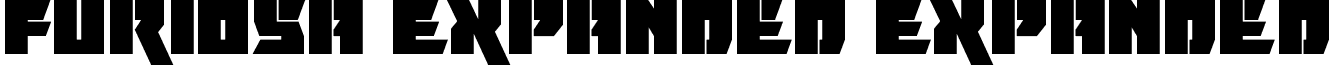 Furiosa Expanded Expanded font - furiosaexpand.ttf
