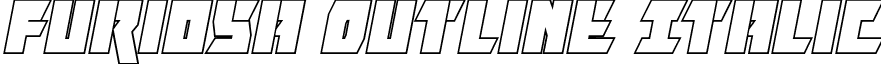 Furiosa Outline Italic font - furiosaoutital.ttf