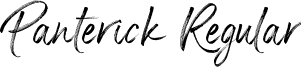 Panterick Regular font - panterick-demo-version.ttf