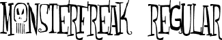 Monsterfreak Regular font - monsterfreak.regular.ttf