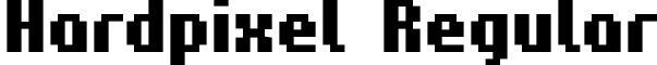 Hardpixel Regular font - hardpixel.regular.otf