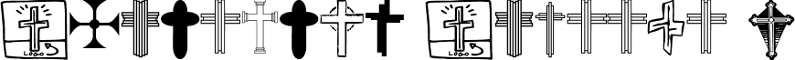 Christian Crosses V font - christian-crosses-v.regular.ttf