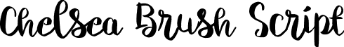Chelsea Brush Script font - Chelsea Brush Script.otf