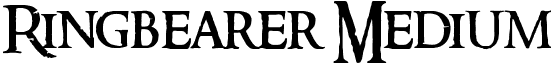 Ringbearer Medium font - RINGM___.TTF