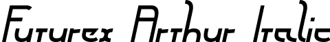 Futurex Arthur Italic font - Futurex Arthur Italic.ttf
