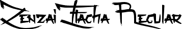 Zenzai Itacha Regular font - Zenzai Itacha.ttf