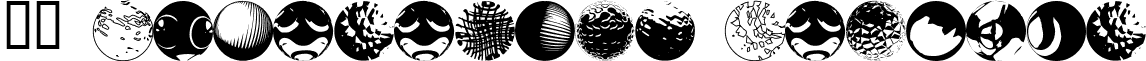 52 Sphereoids Regular font - 52SPHERE.TTF