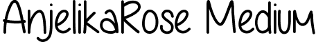 AnjelikaRose Medium font - Anjelika Rose.ttf