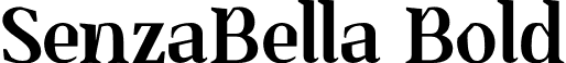 SenzaBella Bold font - SenzaBella-Bold.otf