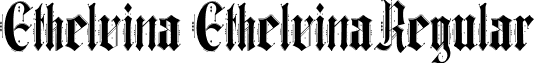 Ethelvina EthelvinaRegular font - Ethelvina_Regular.ttf
