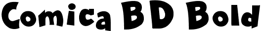 Comica BD Bold font - Comica BD Bold.ttf