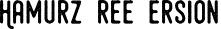 Hamurz Free Version font - Hamurz Free Version.otf