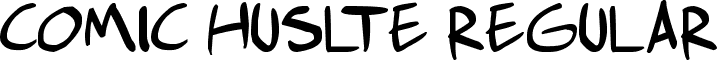 comic huslte Regular font - comichustletbs.ttf