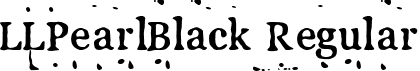LLPearlBlack Regular font - LLPEBL__.ttf