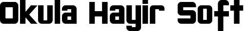 Okula Hayir Soft font - okula_hayir_soft.ttf