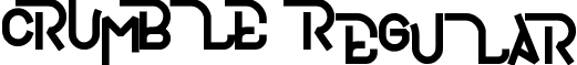 CRUmBLE Regular font - CRUmBLE.ttf