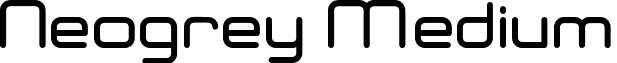 Neogrey Medium font - NeogreyMedium.otf