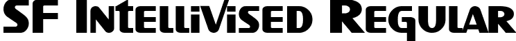 SF Intellivised Regular font - SFIntellivised.ttf