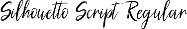 Silhouetto Script Regular font - Silhouetto-Script.ttf
