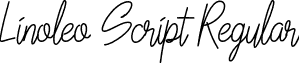 Linoleo Script Regular font - Linoleo Script.otf
