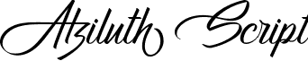 Atziluth Script font - Atziluth Script.ttf
