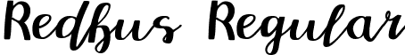 Redbus Regular font - Redbus.ttf