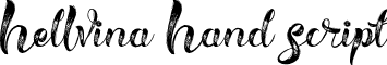 Hellvina Hand Script font - Hellvina Hand Script.otf